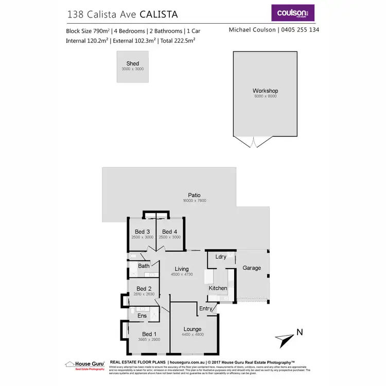 Floorplan of Homely house listing, 138 Calista Avenue, Calista WA 6167