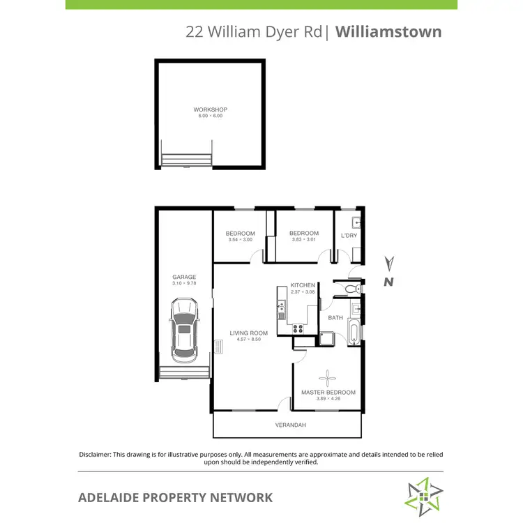 Floorplan of Homely house listing, 22 William Dyer Drive, Williamstown SA 5351