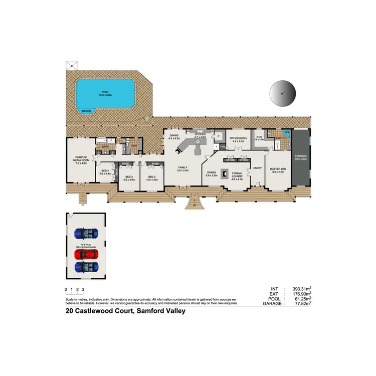 Floorplan of Homely house listing, 20 Castlewood Court, Samford Valley QLD 4520