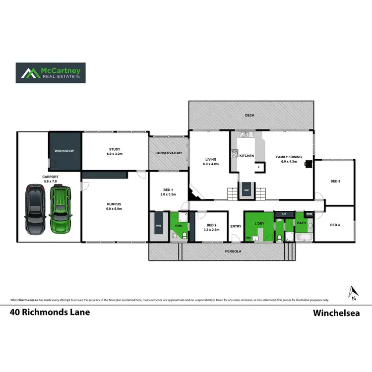 Floorplan of Homely rural property listing, Lot 1 & Lot 2, 40 Richmonds Lane, Winchelsea VIC 3241
