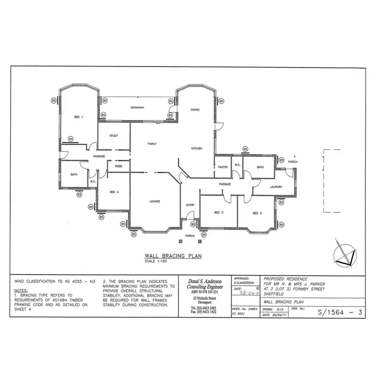 Floorplan of Homely rural property listing, 12 Formby Street, Sheffield TAS 7306