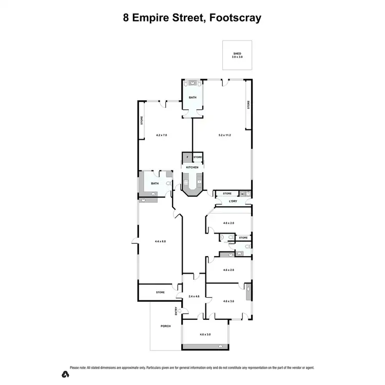 Floorplan of Homely land listing, 8 Empire Street, Footscray VIC 3011