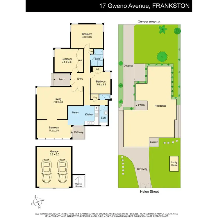 Floorplan of Homely house listing, 17 Gweno Avenue, Frankston VIC 3199