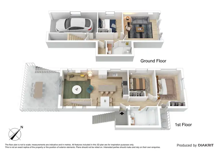 Floorplan of Homely house listing, 1/102 Yundah Street, Shorncliffe QLD 4017