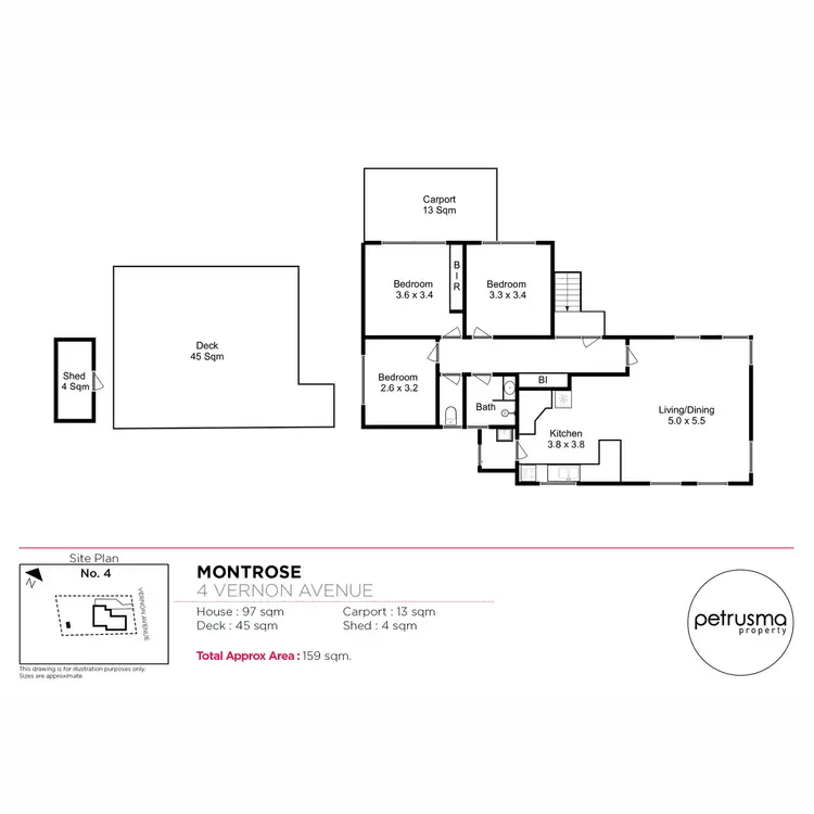 Floorplan of Homely house listing, 4 Vernon Avenue, Montrose TAS 7010