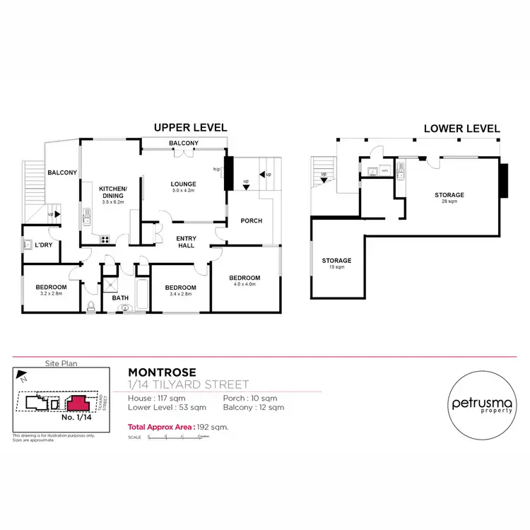 Floorplan of Homely house listing, 1/14 Tilyard Street, Montrose TAS 7010