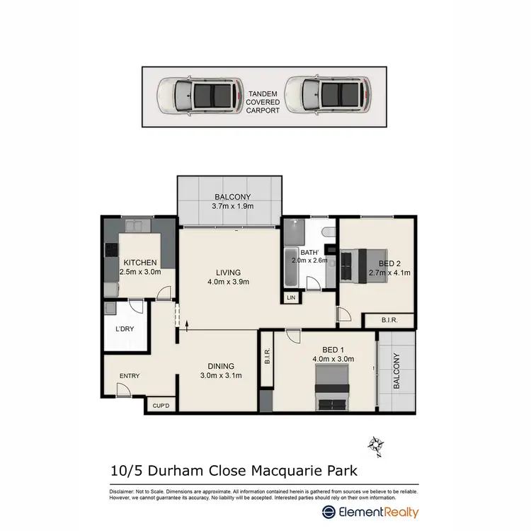 Floorplan of Homely unit listing, 10/5 Durham Close, Macquarie Park NSW 2113