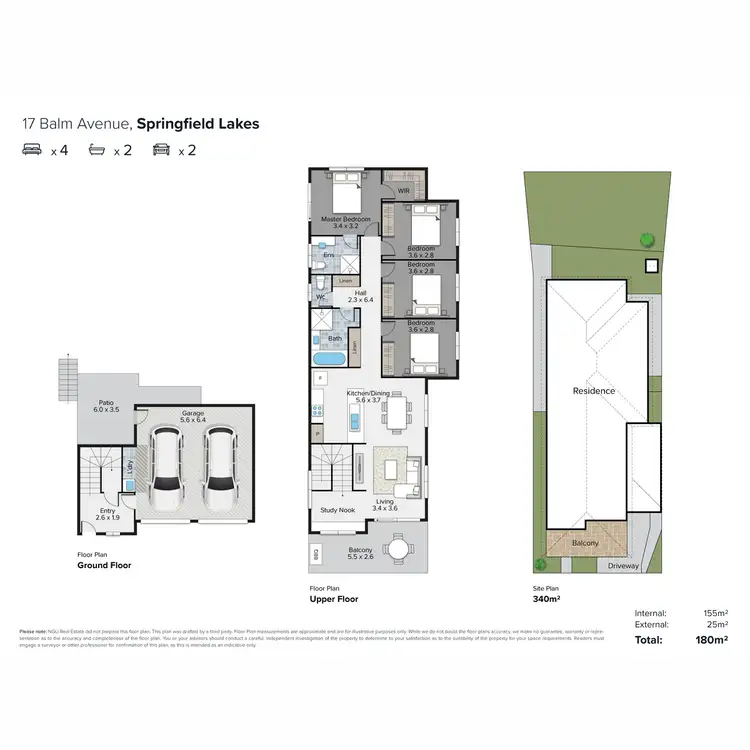 Floorplan of Homely house listing, 17 Balm Avenue, Springfield Lakes QLD 4300