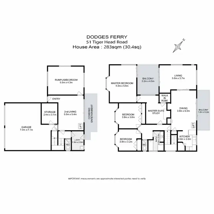 Floorplan of Homely house listing, 51 Tigerhead Road, Dodges Ferry TAS 7173