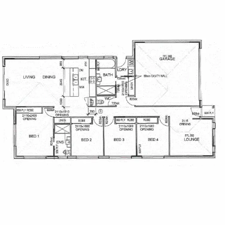 Floorplan of Homely house listing, 36 Leabrook Place, Pimpama QLD 4209