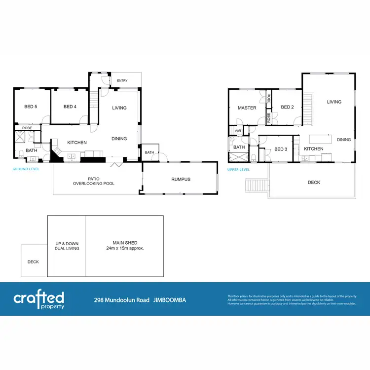 Floorplan of Homely house listing, 298 Mundoolun Road, Jimboomba QLD 4280