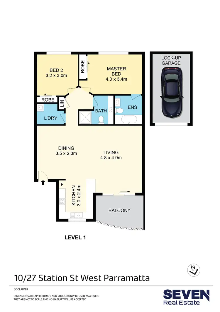 Floorplan of Homely unit listing, 10/27 Station St West, Parramatta NSW 2150