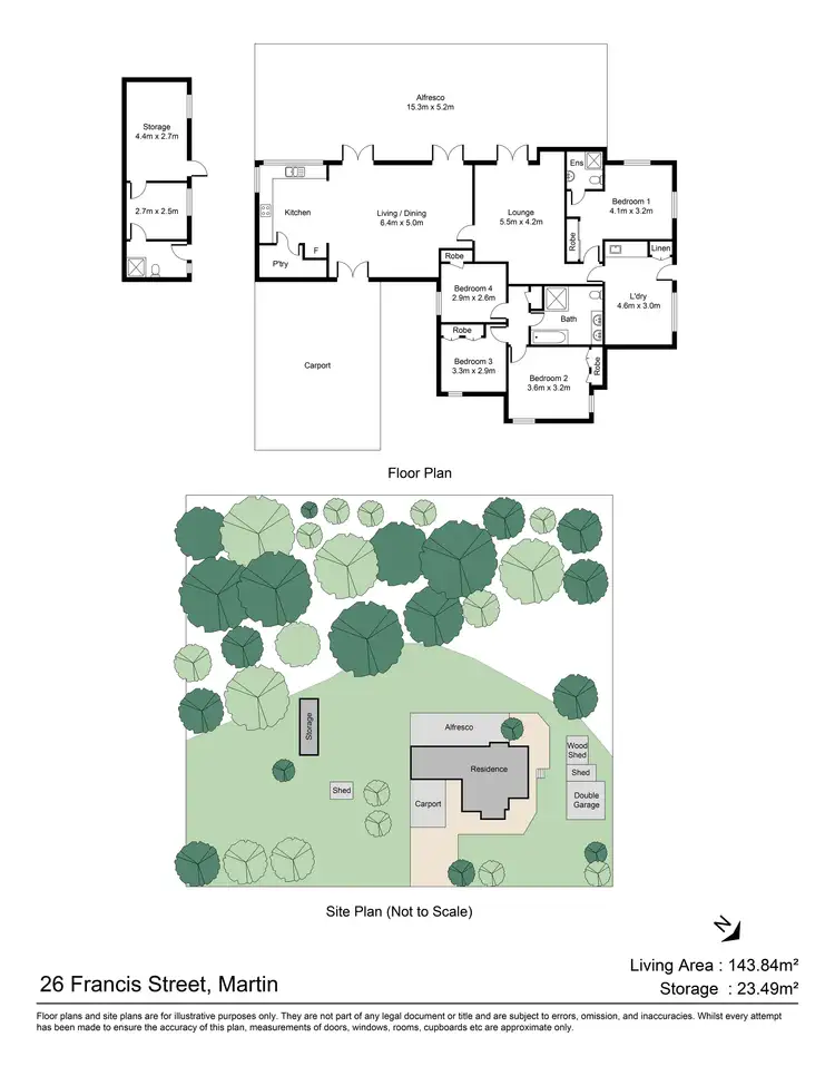 Floorplan of Homely rural property listing, 26 Francis Street, Martin WA 6110