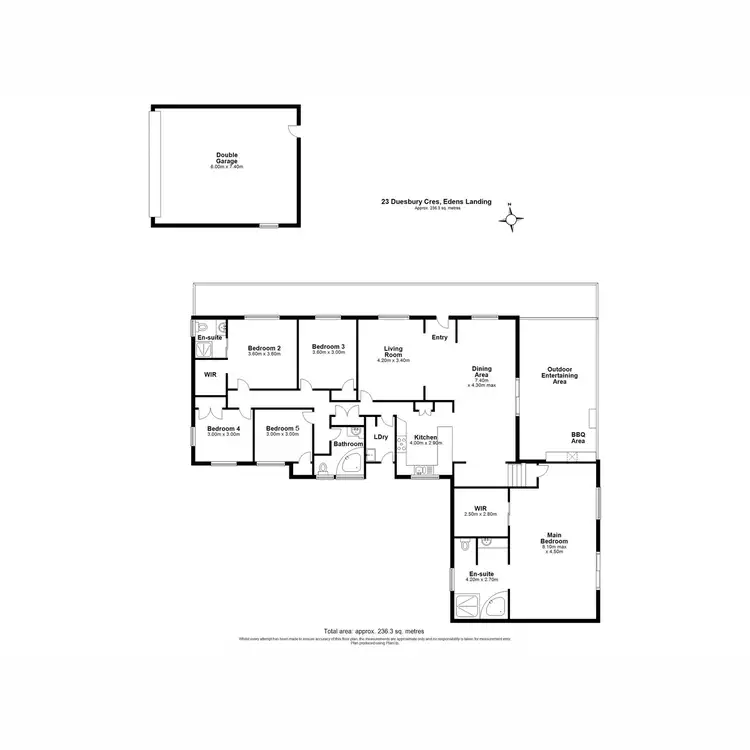 Floorplan of Homely house listing, 23 Duesbury Crescent, Edens Landing QLD 4207