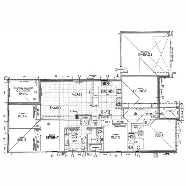 Floorplan of Homely house listing, 4 Harry Vallence Drive, Maddingley VIC 3340