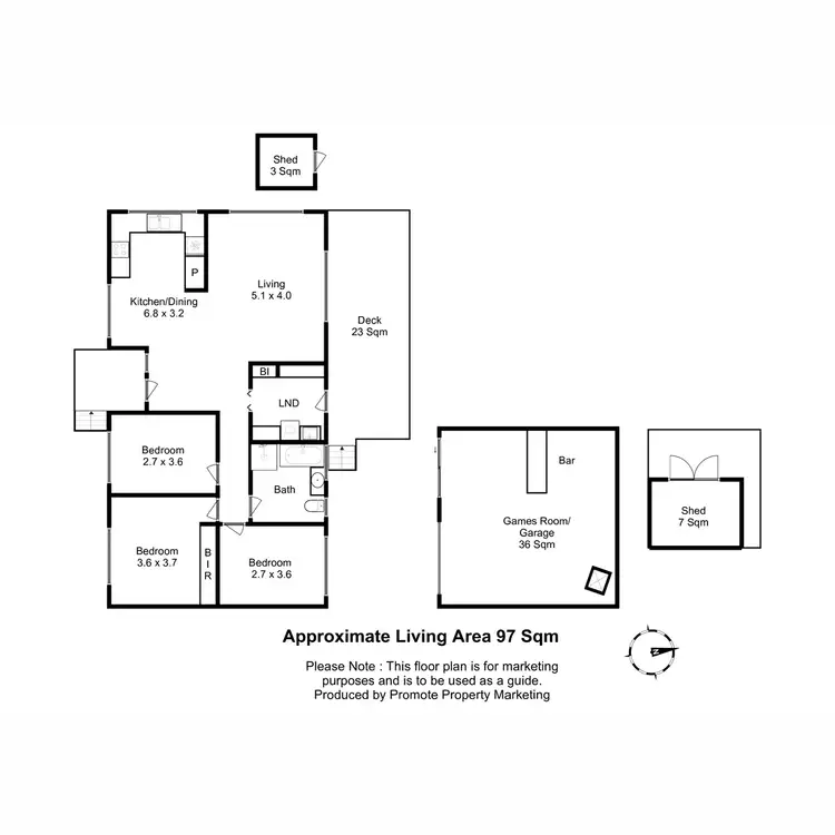 Floorplan of Homely house listing, 3 Celtic Place, Gagebrook TAS 7030
