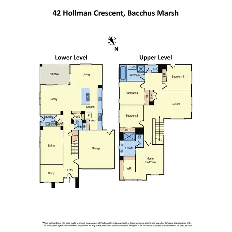 Floorplan of Homely house listing, 42 Holman Crescent, Bacchus Marsh VIC 3340