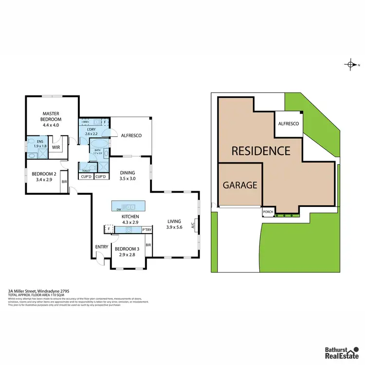 Floorplan of Homely house listing, 3a Miller Street, Windradyne NSW 2795