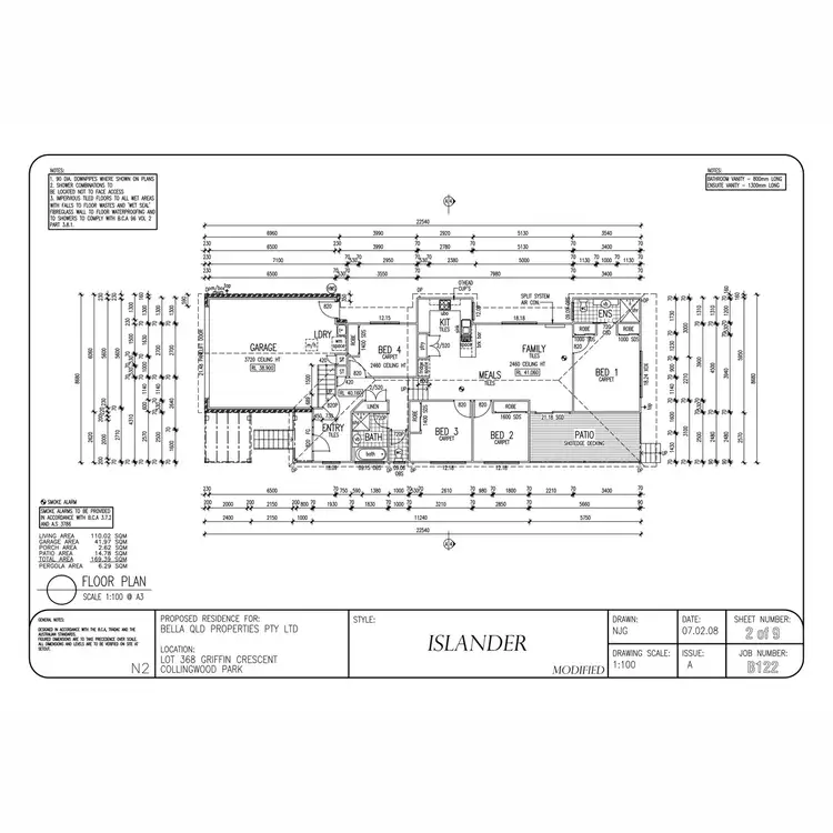 Floorplan of Homely house listing, 9 Griffin Crescent, Collingwood Park QLD 4301