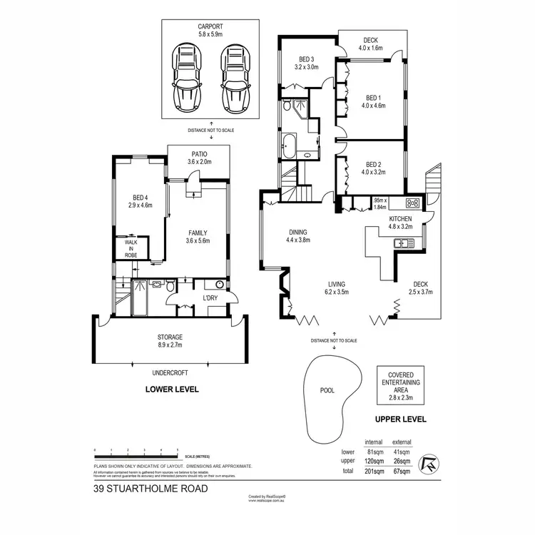 Floorplan of Homely house listing, 39 Stuartholme Road, Bardon QLD 4065