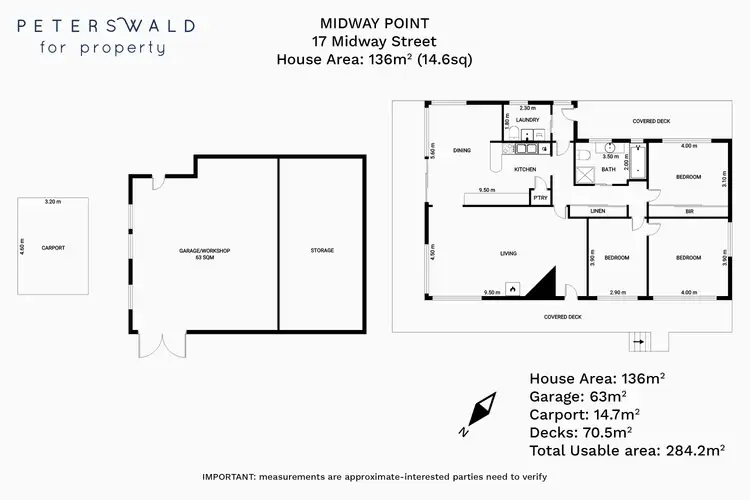 Floorplan of Homely house listing, 17 Midway Street, Midway Point TAS 7171