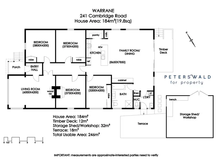 Floorplan of Homely house listing, 241 Cambridge Road, Warrane TAS 7018