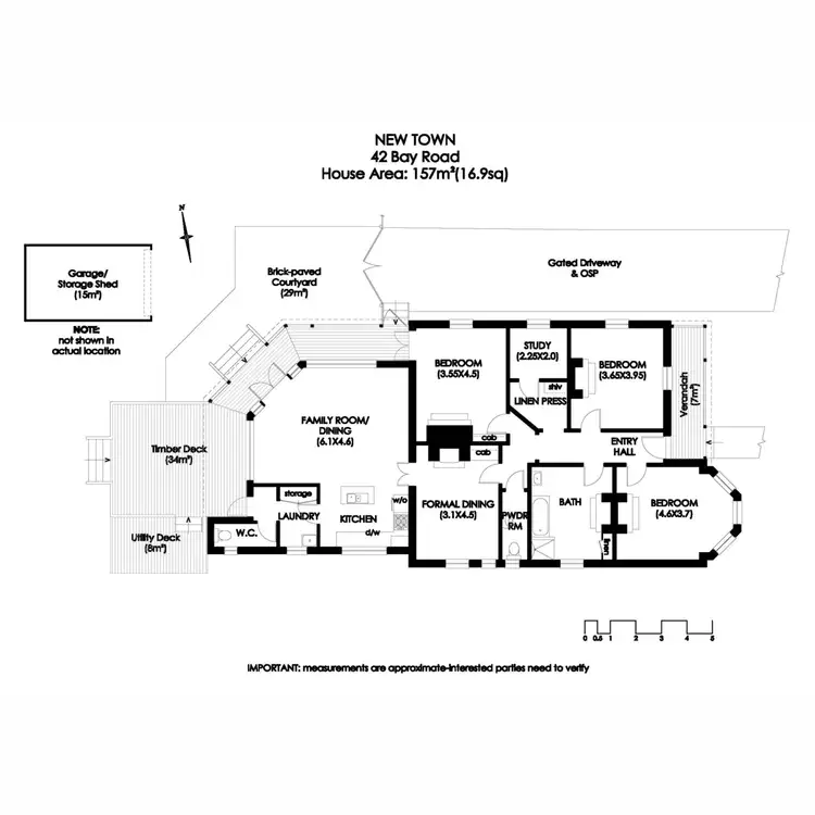 Floorplan of Homely house listing, 42 Bay Road, New Town TAS 7008