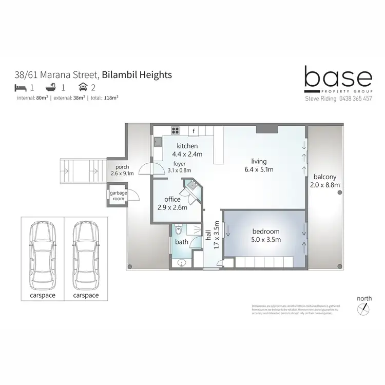 Floorplan of Homely apartment listing, 38/61 Marana Street, Bilambil Heights NSW 2486