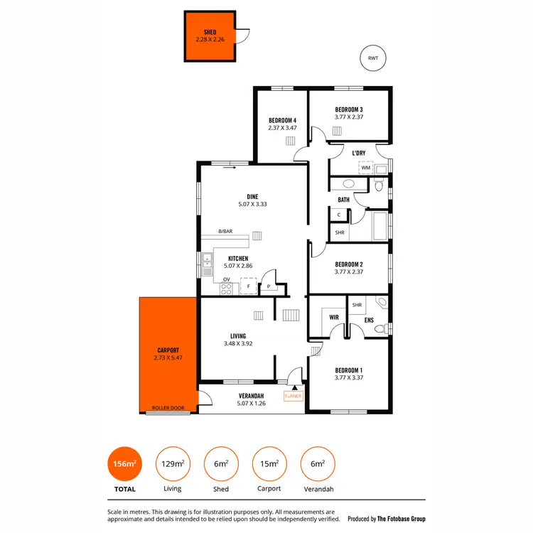 Floorplan of Homely house listing, 5 Nigel Lane, Hackham SA 5163