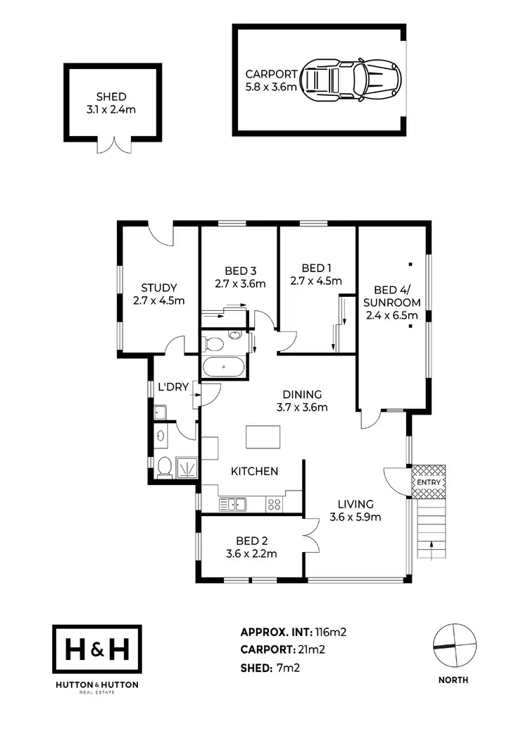 Floorplan of Homely house listing, 354 Beaudesert Road, Moorooka QLD 4105