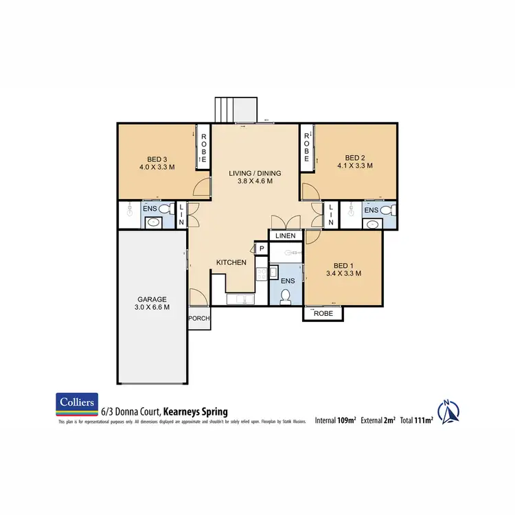Floorplan of Homely unit listing, 6/15 Donna Court, Kearneys Spring QLD 4350