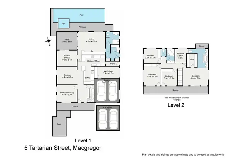 Floorplan of Homely house listing, 5 Tartarian Street, Macgregor QLD 4109