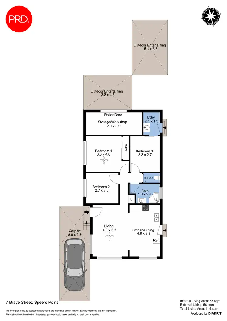 Floorplan of Homely house listing, 7 Braye Street, Speers Point NSW 2284