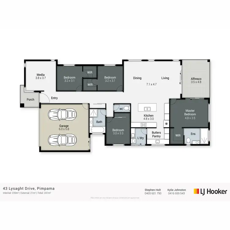 Floorplan of Homely house listing, 43 Lysaght Drive, Pimpama QLD 4209