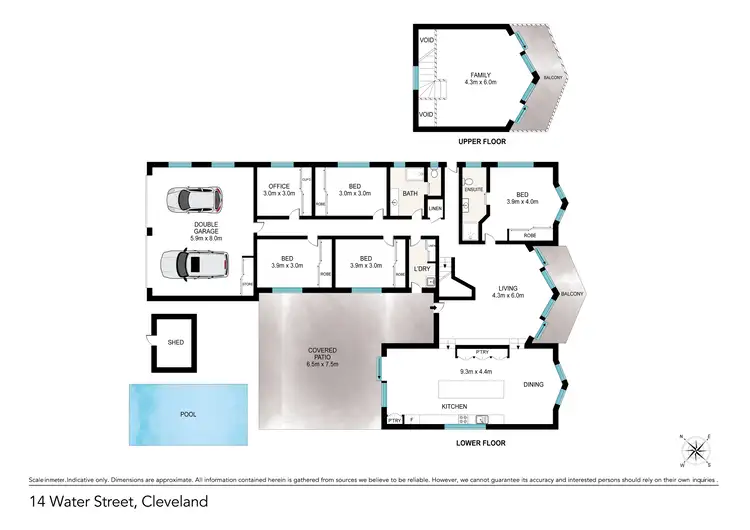 Floorplan of Homely house listing, 14-16 Water Street, Cleveland QLD 4163