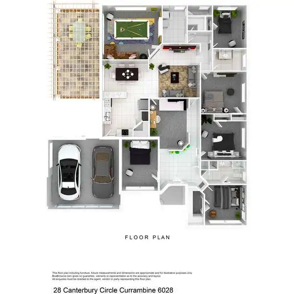 Floorplan of Homely house listing, 28 Canterbury Circle, Currambine WA 6028
