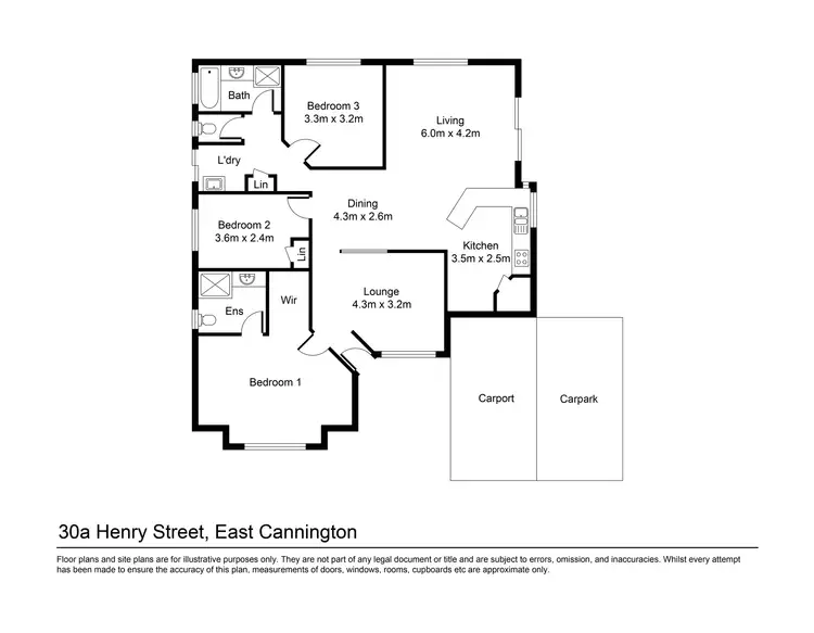 Floorplan of Homely house listing, 30a Henry Street, East Cannington WA 6107
