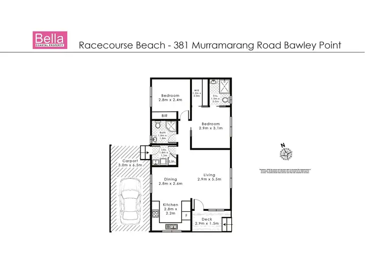 Floorplan of Homely house listing, 50/381 Murramarang Road, Bawley Point NSW 2539