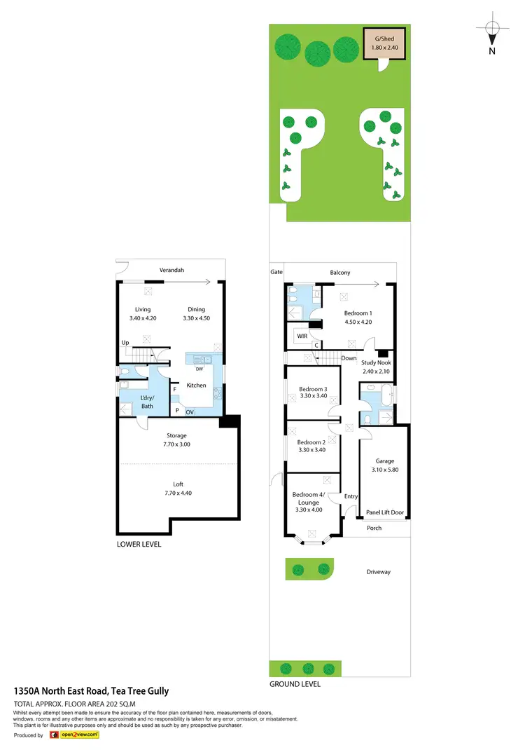 Floorplan of Homely house listing, 1350A North East Road, Tea Tree Gully SA 5091