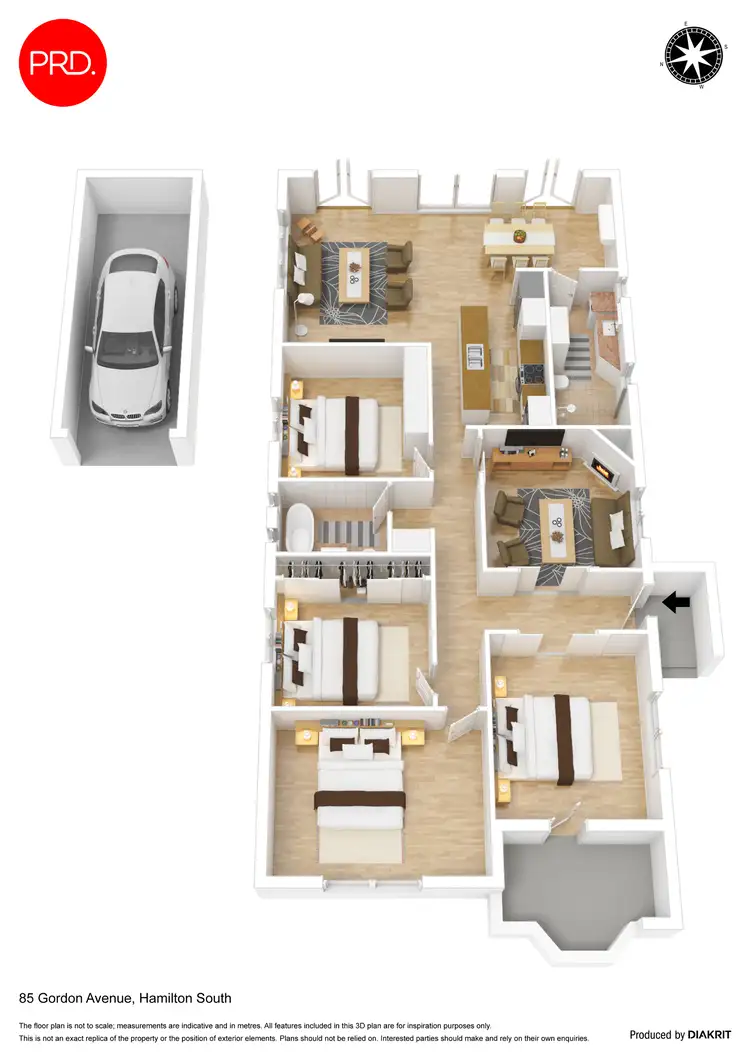 Floorplan of Homely house listing, 85 Gordon Avenue, Hamilton South NSW 2303
