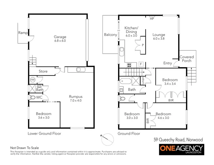 Floorplan of Homely house listing, 59 Queechy Road, Norwood TAS 7250