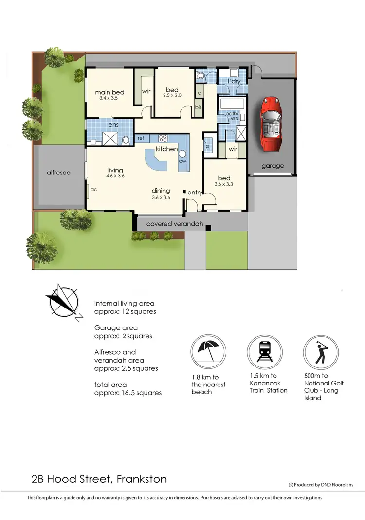 Floorplan of Homely house listing, 2B Hood Street, Frankston VIC 3199