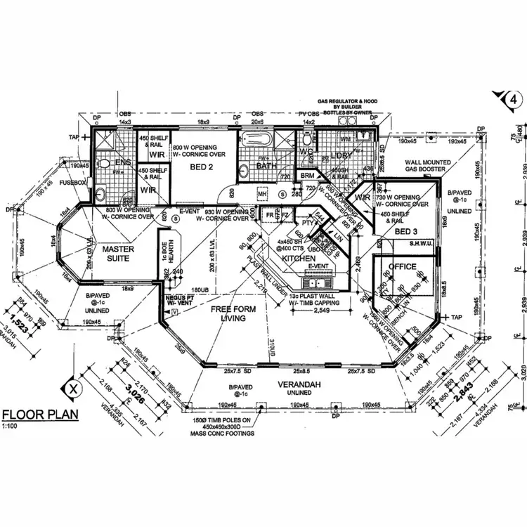 Floorplan of Homely house listing, 202 Leschenaultia Drive, Chittering WA 6084