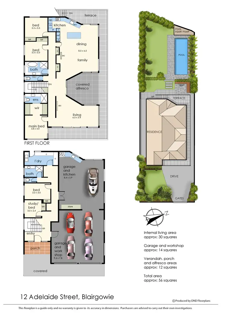 Floorplan of Homely house listing, 12 Adelaide Street, Blairgowrie VIC 3942