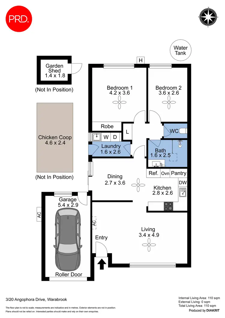 Floorplan of Homely villa listing, 3/20 Angophora Drive, Warabrook NSW 2304