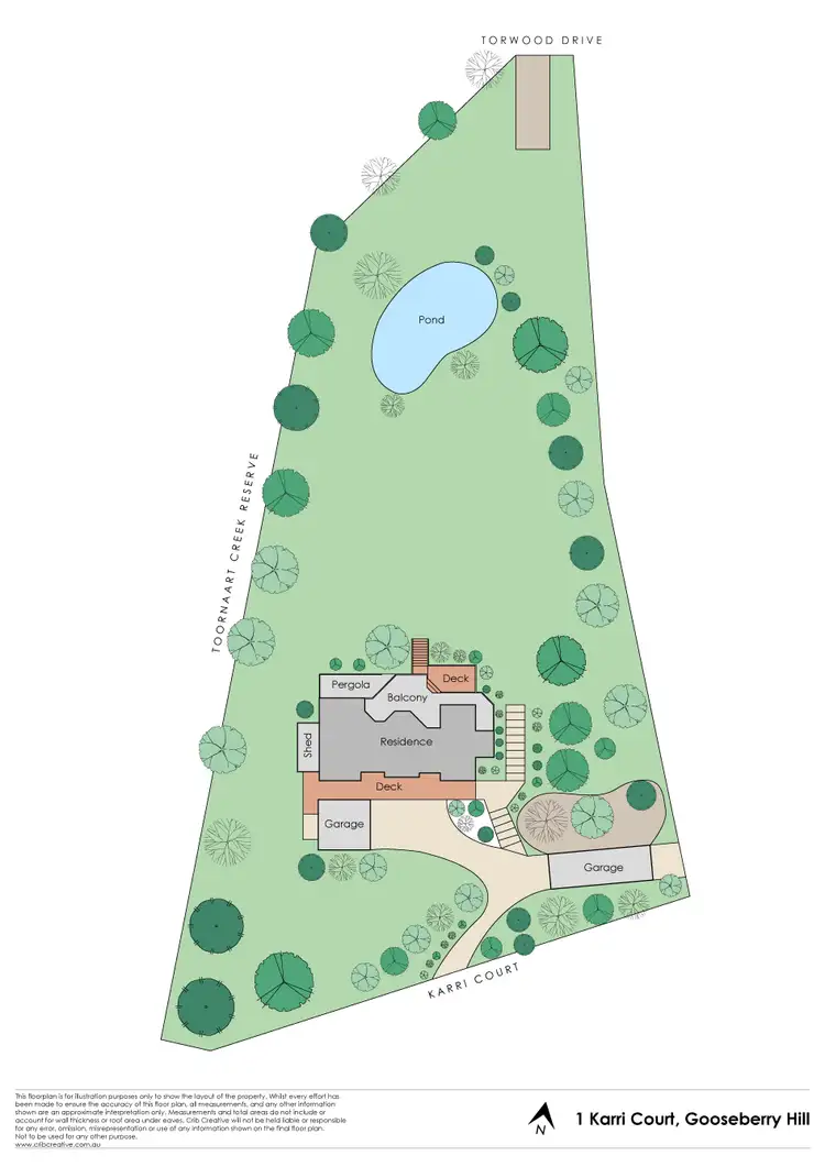 Floorplan of Homely house listing, 1 Karri Court, Gooseberry Hill WA 6076