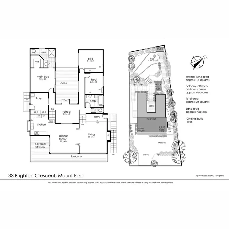 Floorplan of Homely house listing, 33 Brighton Crescent, Mount Eliza VIC 3930