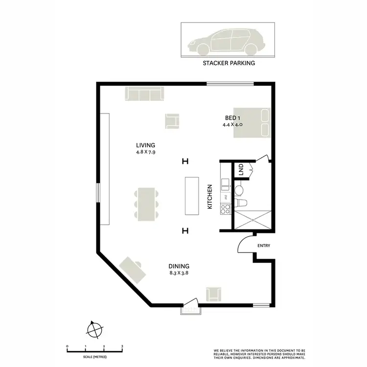 Floorplan of Homely apartment listing, 5/1 Printers Lane, Darlinghurst NSW 2010