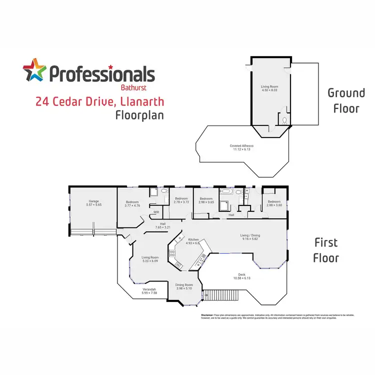 Floorplan of Homely house listing, 24 Cedar Drive, Llanarth NSW 2795