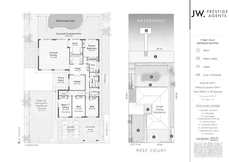 Floorplan of Homely house listing, 7 Reef Court, Mermaid Waters QLD 4218